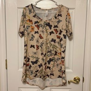 Lularoe Butterfly Tunic Top